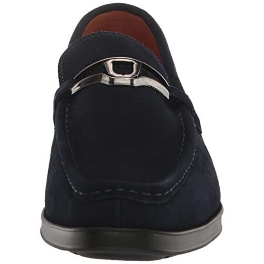 Stacy Adams Palladian Moc Toe Slip-On Loafer Navy 11 M - Picture 2 of 8